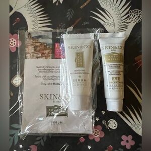 Skin & Co Anti-Aging Serum and Eye Concentrate Set - White